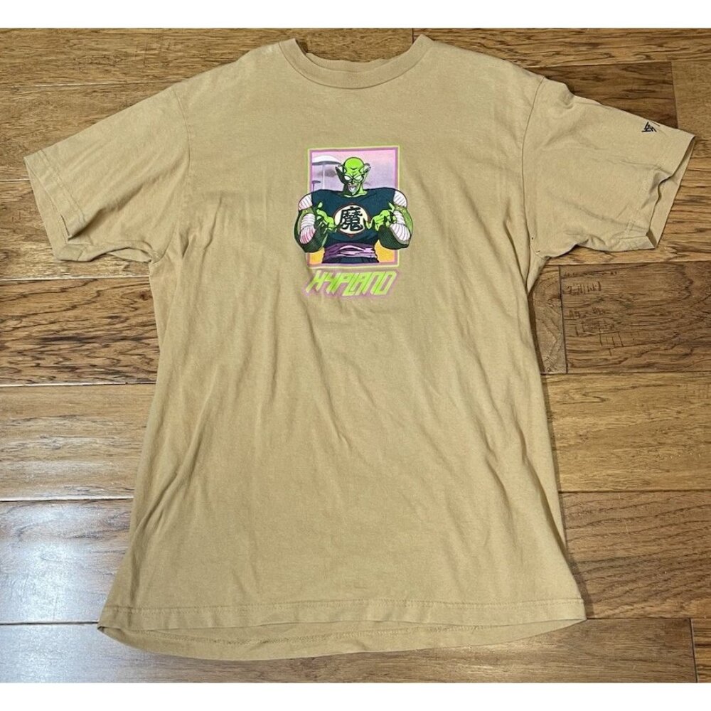 Dragon Ball x Hypland T Shirt Mens Large Piccolo Khaki Brown